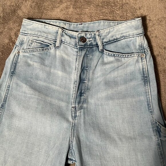 G-Star women's jeans 27 faded blue high waist used good condition - Picture 3 of 10